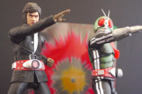 初代仮面ライダーファン必見！ 本郷猛と新1号が最新技術でフィギュア化