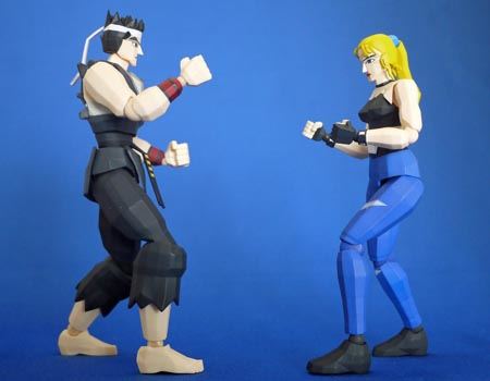 バーチャファイター』が懐かしのポリゴン姿でフィギュア化 バーチャファイター』が懐かしのポリゴン姿でフィギュア化
