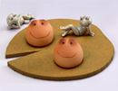 かえるの顔がぴょこぴょこ。ギフトにも◎なおまんじゅう