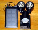 電源不要! ソーラー充電式のLEDセンサーライトで手軽に防犯