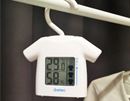 部屋干し、乾くかな? がひと目でわかるお洗濯用の湿温度計