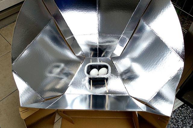 例のごとくソーラークッカー！