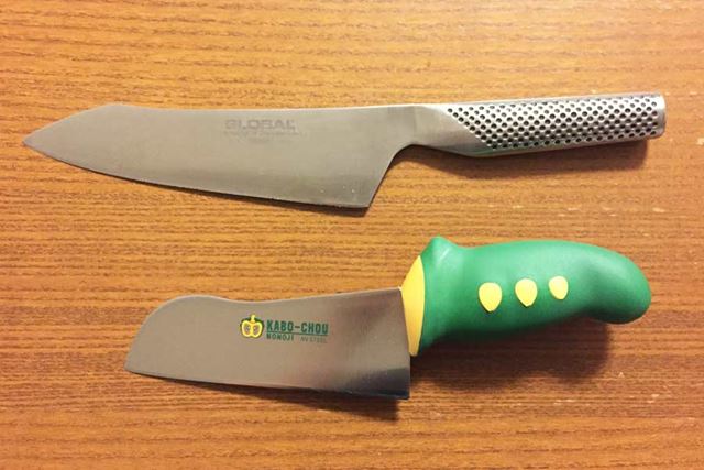 私がいつも使っている包丁です