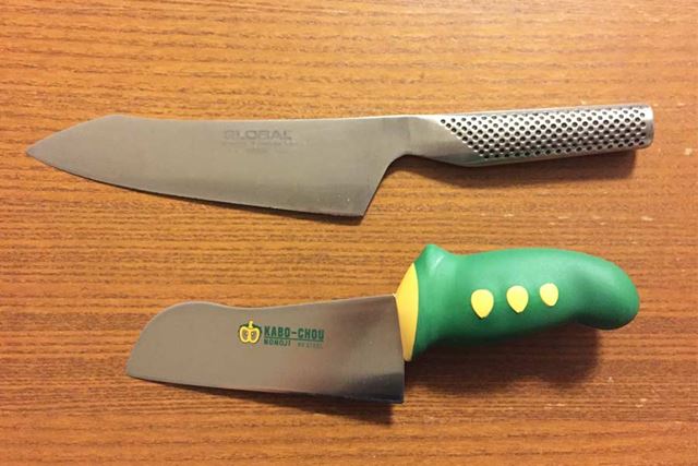 グリップの位置に注目