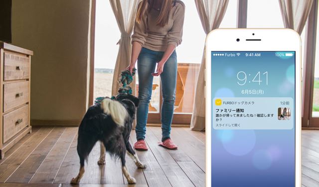 「ファミリー通知」は、人の動きを検知するので、防犯対策としても機能しそうです