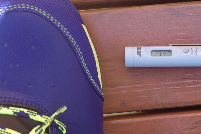 30分ほど歩くと、なんと27度まで上がりました！