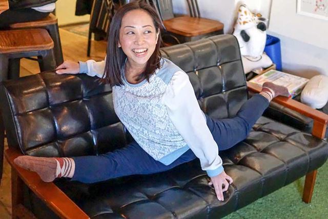 すごい笑顔ですごいポーズとる黒田さん。すごい