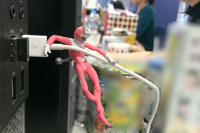 ケーブルなどの細いところにもシャア