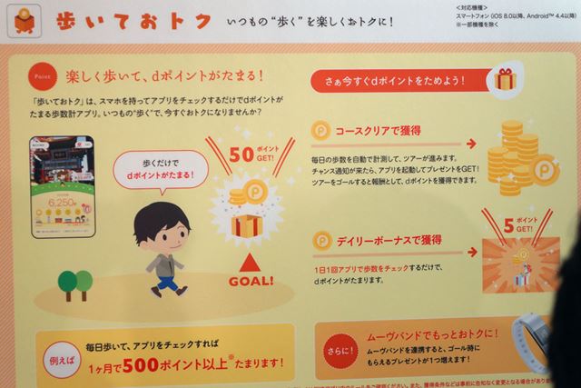 アプリを起動し、毎日7,000歩以上歩けば1か月で500ポイントを入手できる