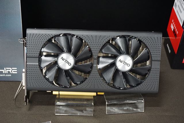 SAPPHIREブースは、NITROシリーズのRadeon RX 480搭載ビデオカード「NITRO Radeon RX 480」を参考出展