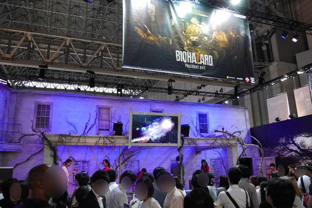 The trial demonstration of “Resident Evil 7 Resident Evil” was quite crowded. ”Data-caption =" The trial demonstration of “Resident Evil 7 Resident Evil” was quite crowded.