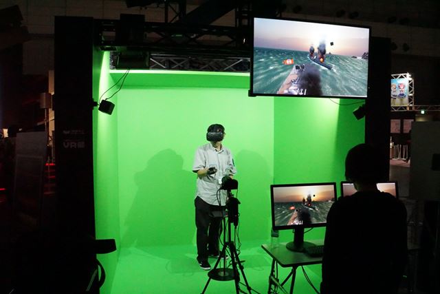 Using a green background, the contents of the experience are displayed on the monitor. 3D modeling is quite fine "data-caption =" Displays what the user sees on the monitor using a green background. 3D modeling is pretty fine