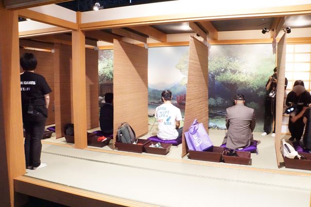 You can experience in the booth that reproduces the edge of Honmaru "data-caption =" You can experience in the booth that reproduces the edge of Honmaru