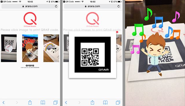 AR�ޡ�������Ȥ��ȡ��������̤��Ƹ��Ƥ��븽�¤ζ��־�˥��˥᡼�����ʤɤ�ɽ�������